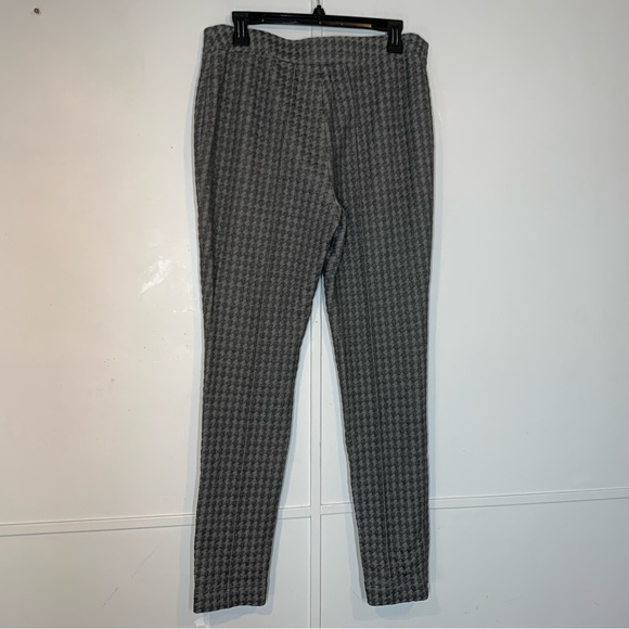 AKRIS PUNTO Mara 3D Houndstooth Jacquard Skinny Pants in Granite - Picture 7 of 13